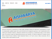 Tablet Screenshot of aishwaryaind.com